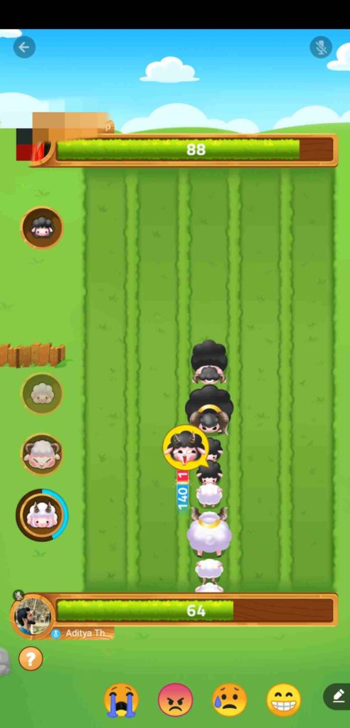 Sheep fight game in Hago app