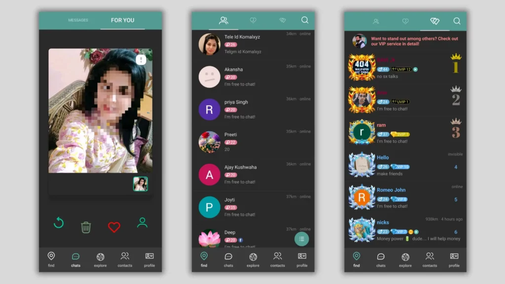 SayHi App Profile Quality
