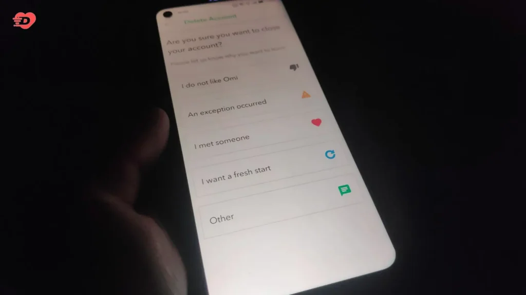 How to Delete Omi Account Steps